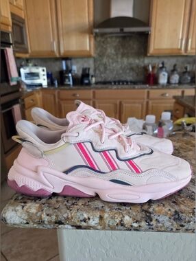 adidas Osweego Icey Pink and Hot Pink Women's Sneakers